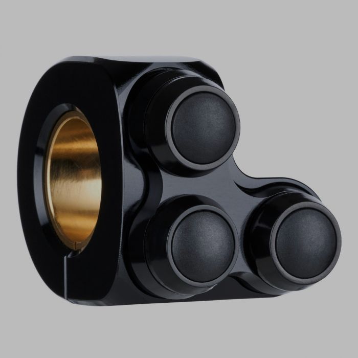 Motogadget mo.switch basic 3 button motorcycle Handlebar Button Black/ Black inlay