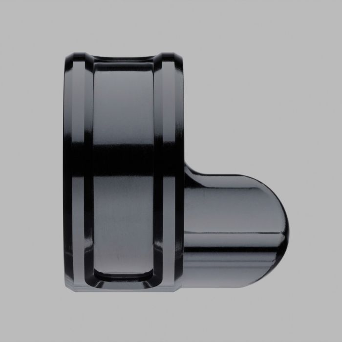 Motogadget mo.switch basic 3 button motorcycle Handlebar Button Black/ Silver inlay