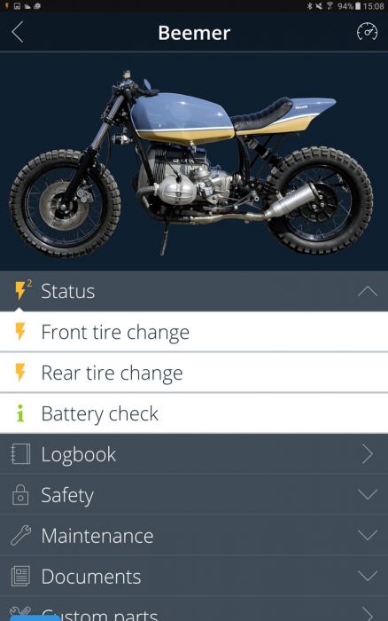 Motogadget mo.unit blue Motorcycle Digital Control Unit