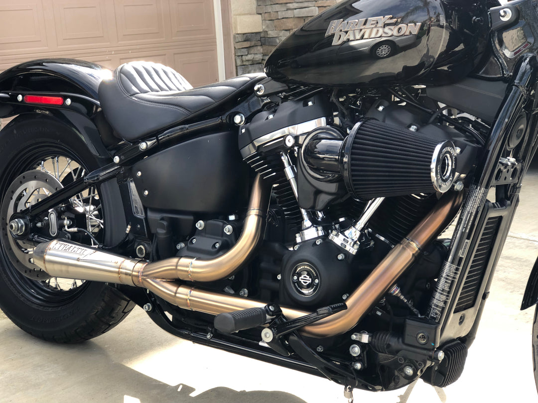 Stealth Pipes Motorcycle Exhaust For '17-'25 Harley Davidson M8 Softail