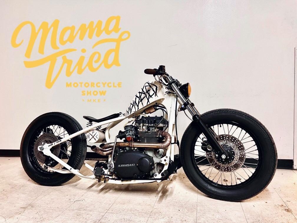 Voodoo Vintage Fabrication MK74 Motorcycle Hardtail for 1976-1983 Kawasaki KZ750 Twin