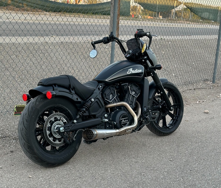 Stealth Pipes Motorcycle Exhaust For '15-'25 Indian Scout