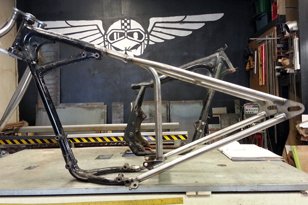 Voodoo Vintage Fabrication MK44 Motorcycle Hardtail for 1968-1973 Honda CB450K