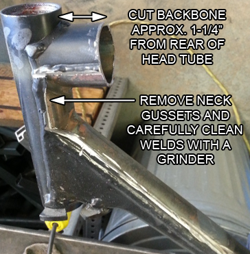 Voodoo Vintage Fabrication MK41 Motorcycle Hardtail for Honda CMX250 Rebel