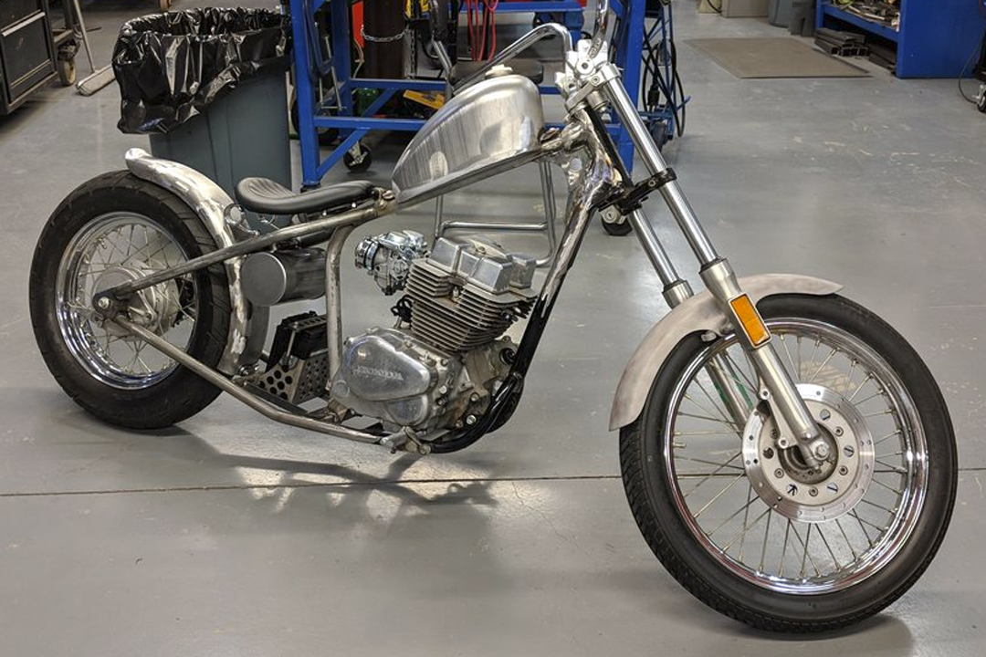 Voodoo Vintage Fabrication MK41 Motorcycle Hardtail for Honda CMX250 Rebel
