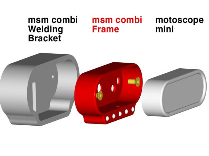 Motogadget Motoscope Mini combi Weld In Bracket