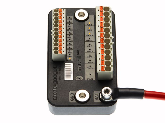 Motogadget mo.unit blue Motorcycle Digital Control Unit