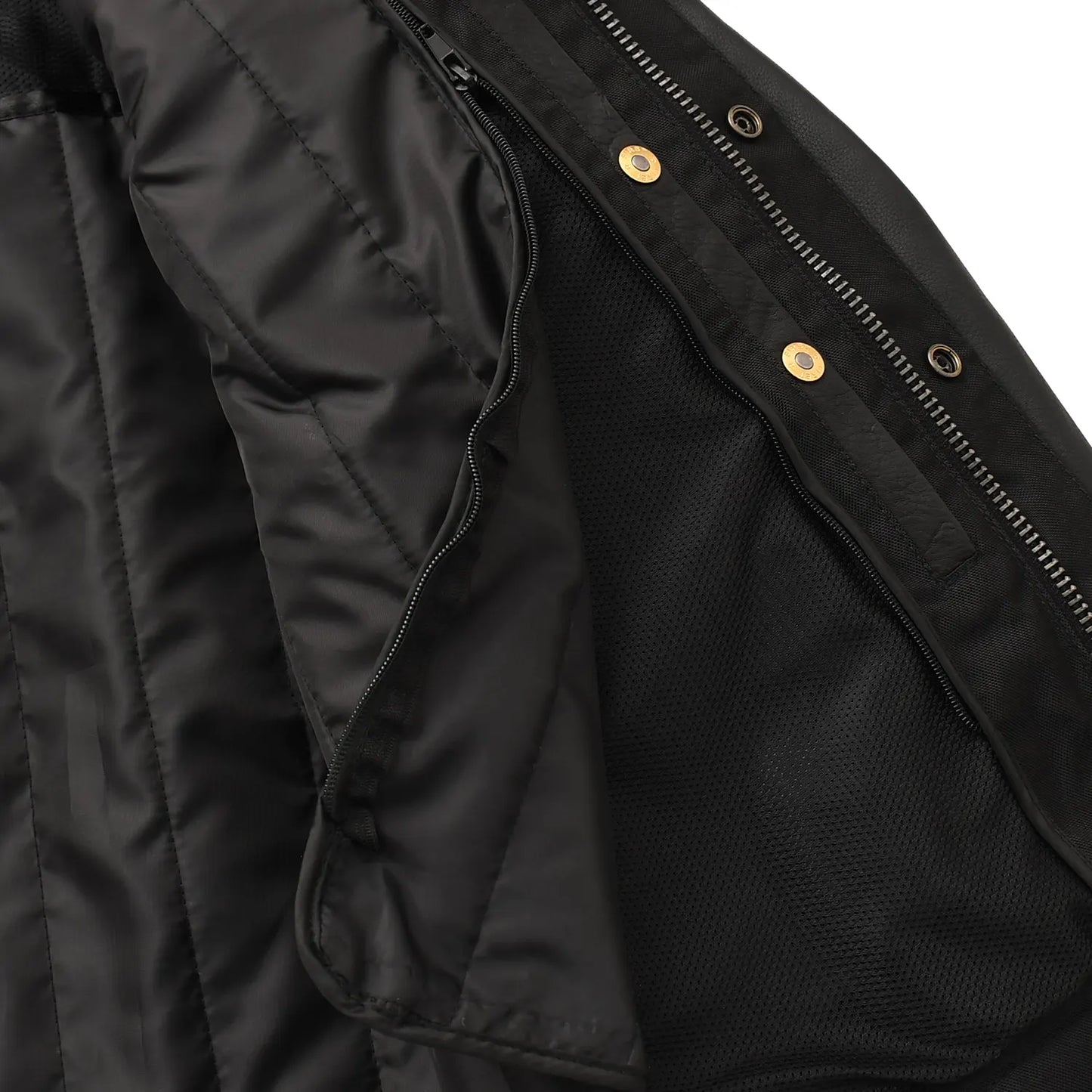 First Manufacturing Company Nightstrike Men’s Motorcycle Leather Jacket