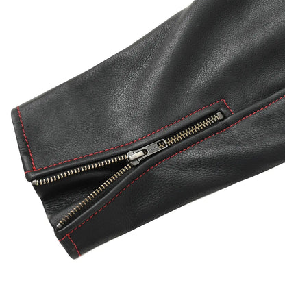 First Manufacturing Company Redstrike Men’s Motorcycle Leather Jacket