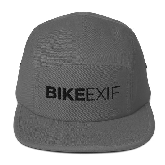 Bike EXIF Five Panel Cap - Grey