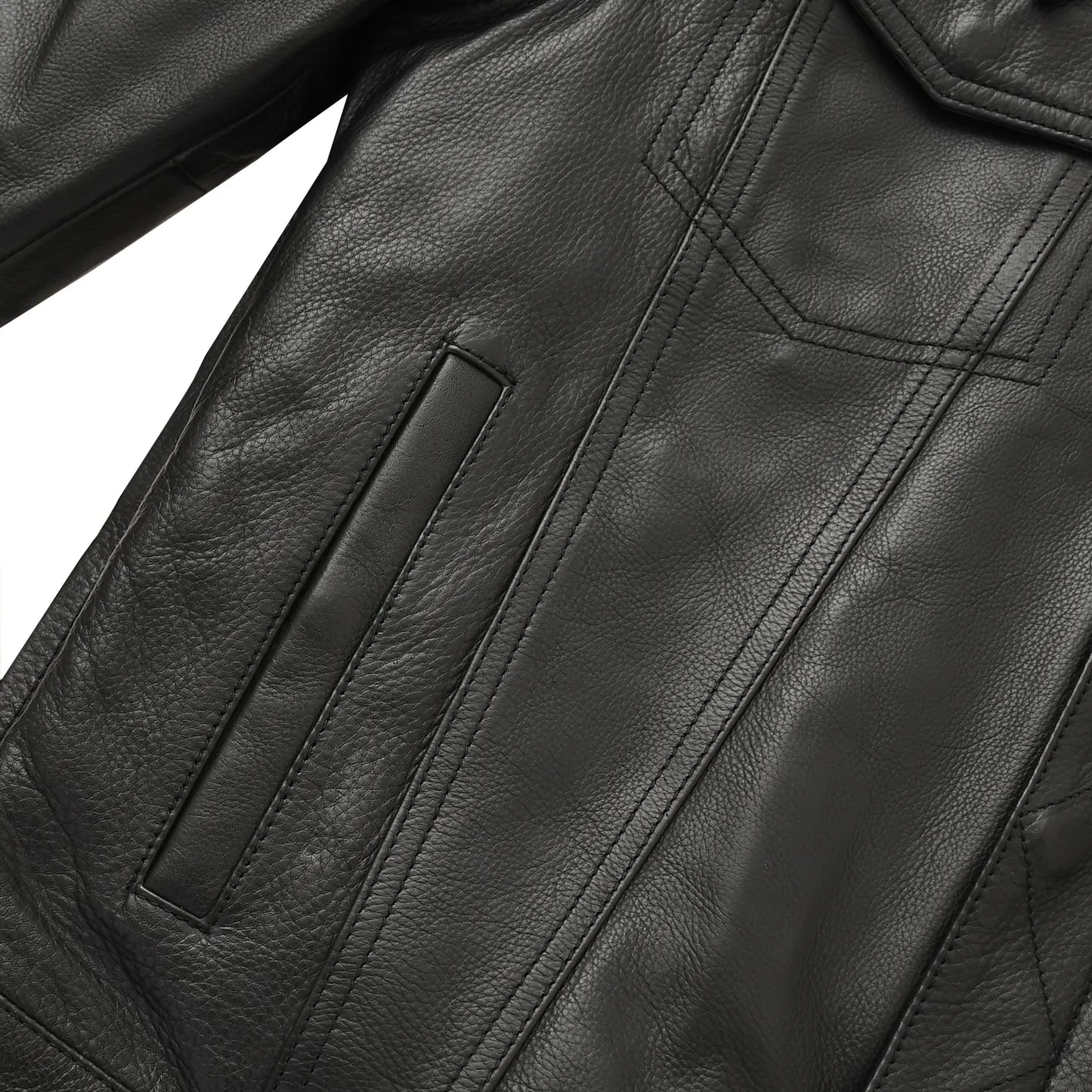 First Manufacturing Company Nightstrike Men’s Motorcycle Leather Jacket