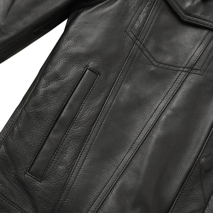 First Manufacturing Company Nightstrike Men’s Motorcycle Leather Jacket
