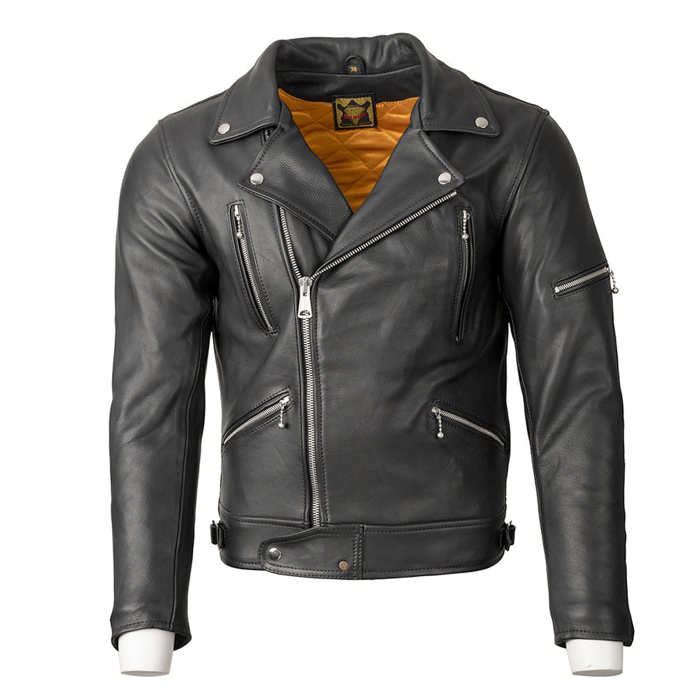 Goldtop Motorcycle Outfitters The 617 Leather Motorcycle Jacket- Men's