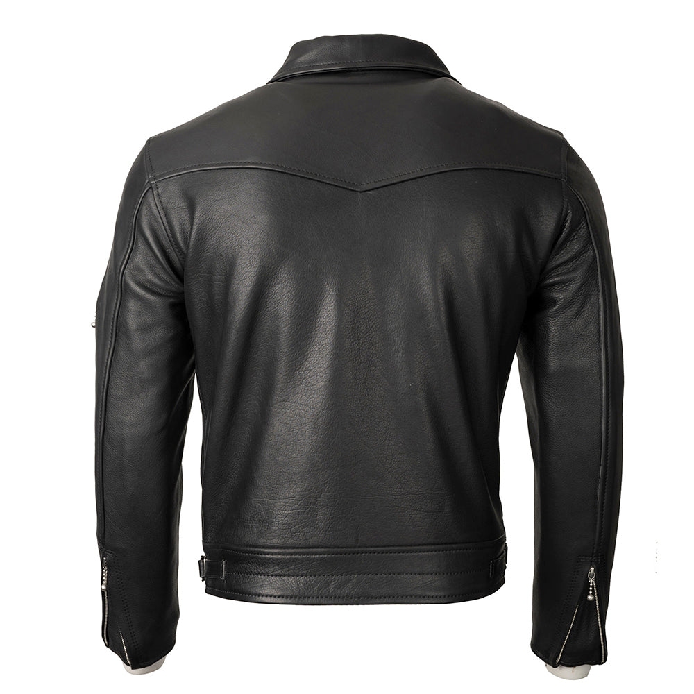 Goldtop Motorcycle Outfitters The 617 Leather Motorcycle Jacket- Men's