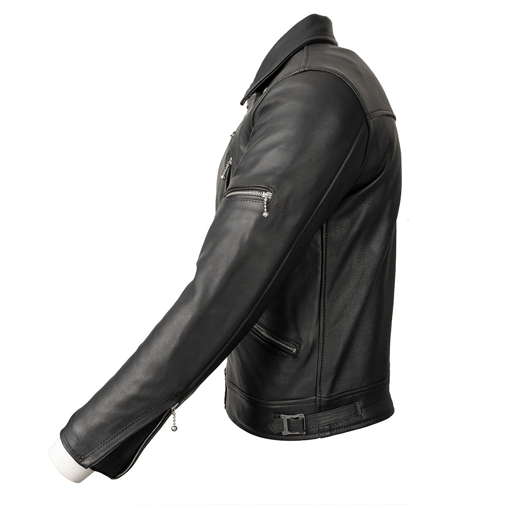 Goldtop Motorcycle Outfitters The 617 Leather Motorcycle Jacket- Men's