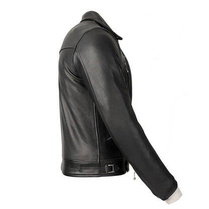 Goldtop Motorcycle Outfitters The 617 Leather Motorcycle Jacket- Men's