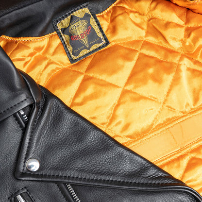 Goldtop Motorcycle Outfitters The 617 Leather Motorcycle Jacket- Men's