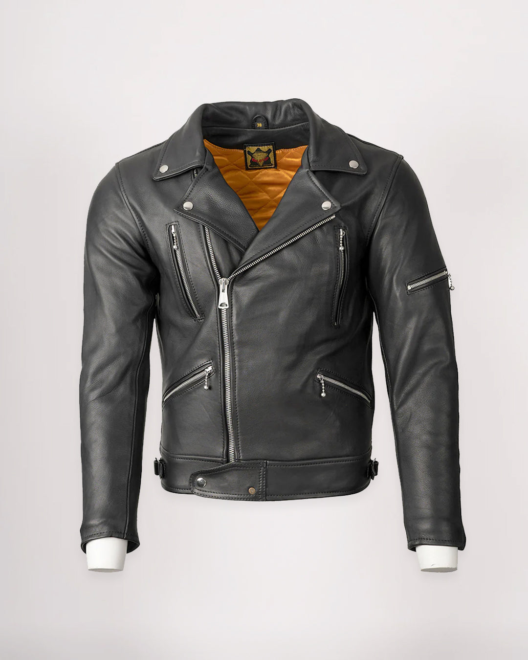 Goldtop Motorcycle Outfitters The 617 Leather Motorcycle Jacket- Men's