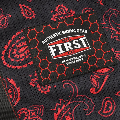 First Manufacturing Company Redstrike Men’s Motorcycle Leather Jacket