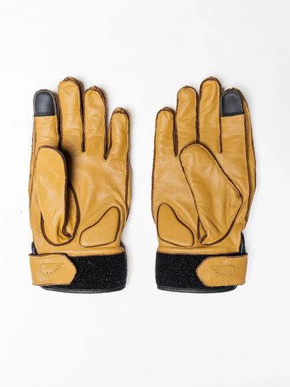 SA1NT Inside Out Motorcycle Gloves Men's- Yellow