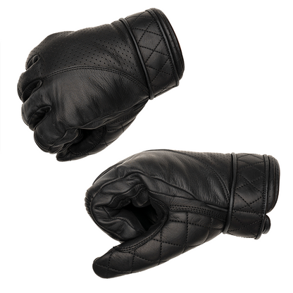 Goldtop Motorcycle Outfitters Short Cuff Bobber Motorcycle Gloves- Men's