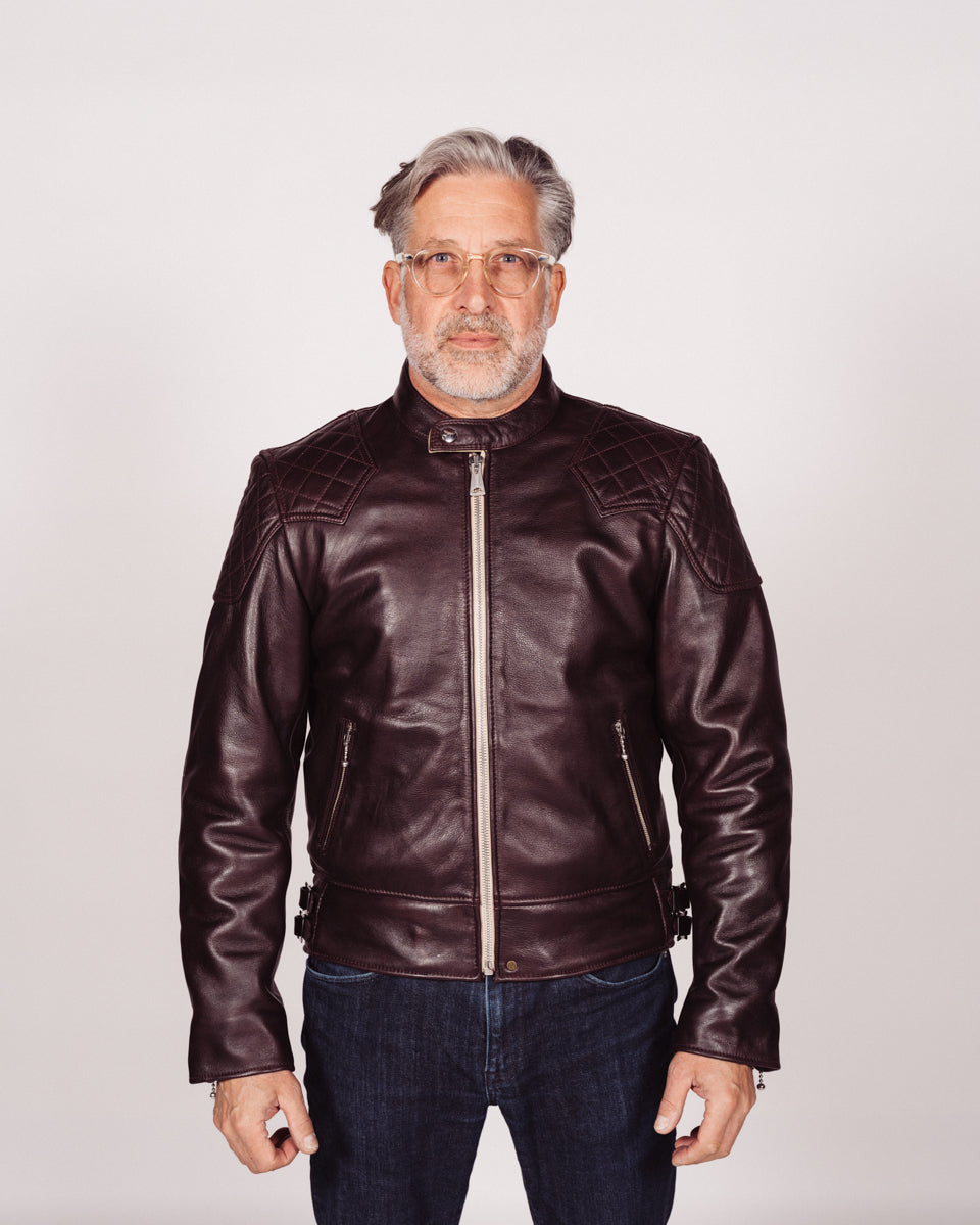 Goldtop Motorcycle Outfitters The '76 Cafe Racer Motorcycle Jacket Men's