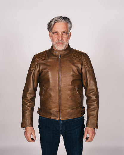 Goldtop Motorcycle Outfitters The '76 Cafe Racer Motorcycle Jacket Men's