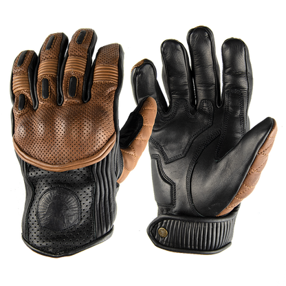 Goldtop Motorcycle Outfitters Silk Lined Predator Motorcycle Gloves- Men's