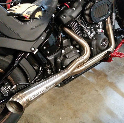 Stealth Pipes Motorcycle Exhaust For '17-'25 Harley Davidson  M8 Softail