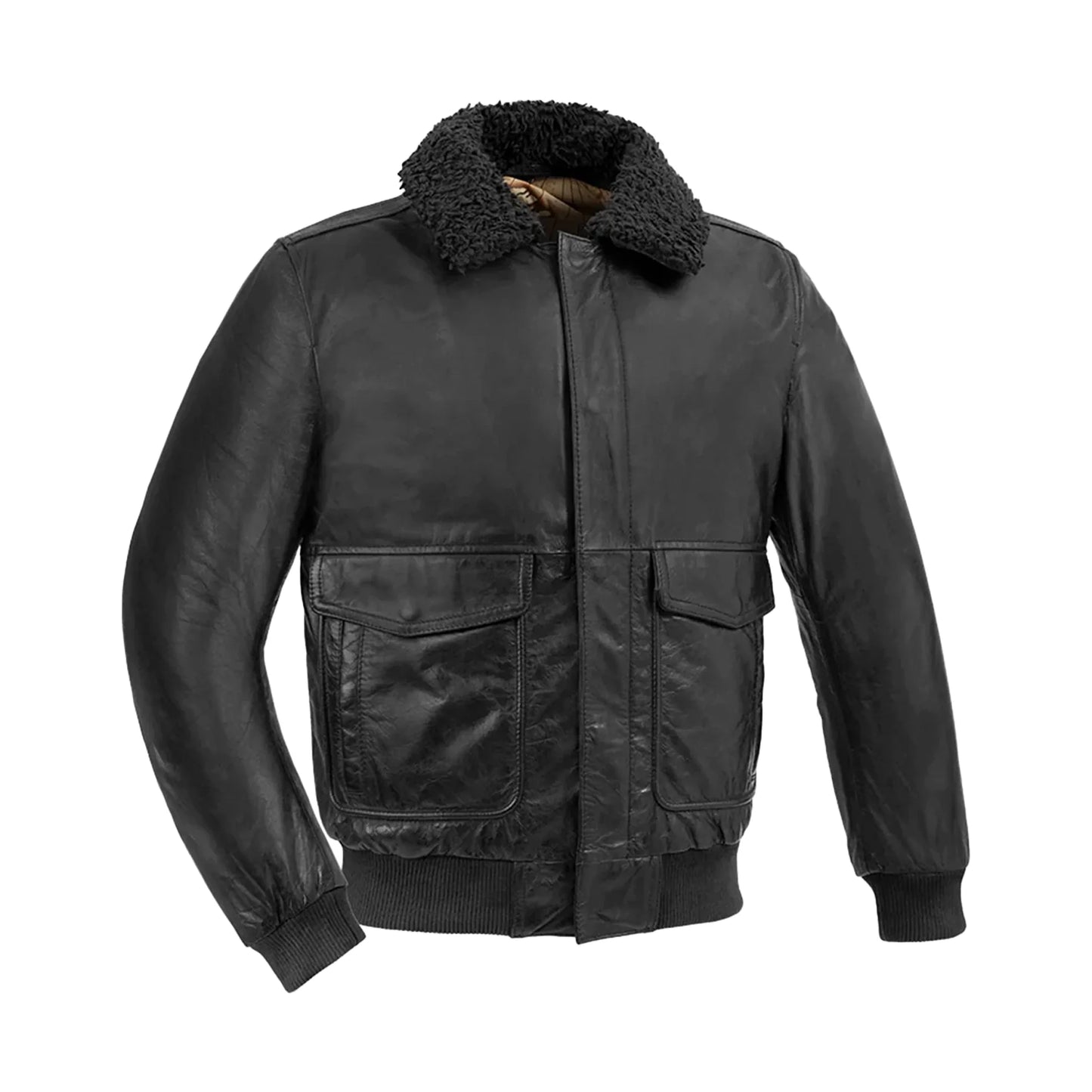 First Manufacturing Company Old World Map Bomber Jacket