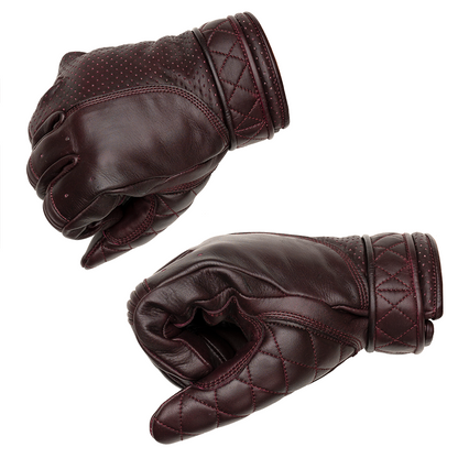 Goldtop Motorcycle Outfitters Short Cuff Bobber Motorcycle Gloves- Men's