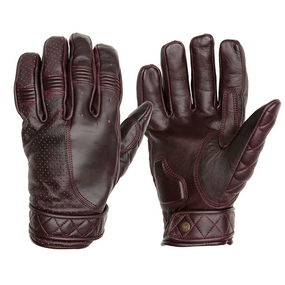 Goldtop Motorcycle Outfitters Short Cuff Bobber Motorcycle Gloves- Men's