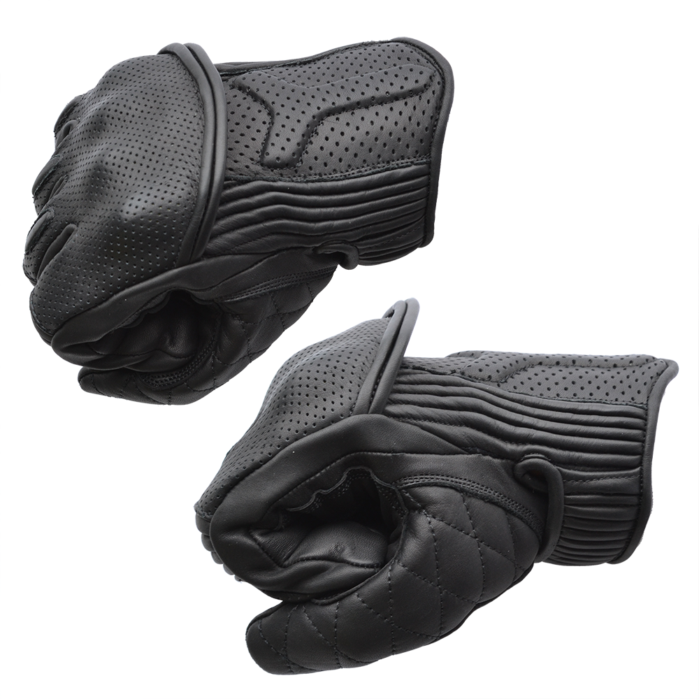 Goldtop Motorcycle Outfitters Silk Lined Predator Motorcycle Gloves- Men's