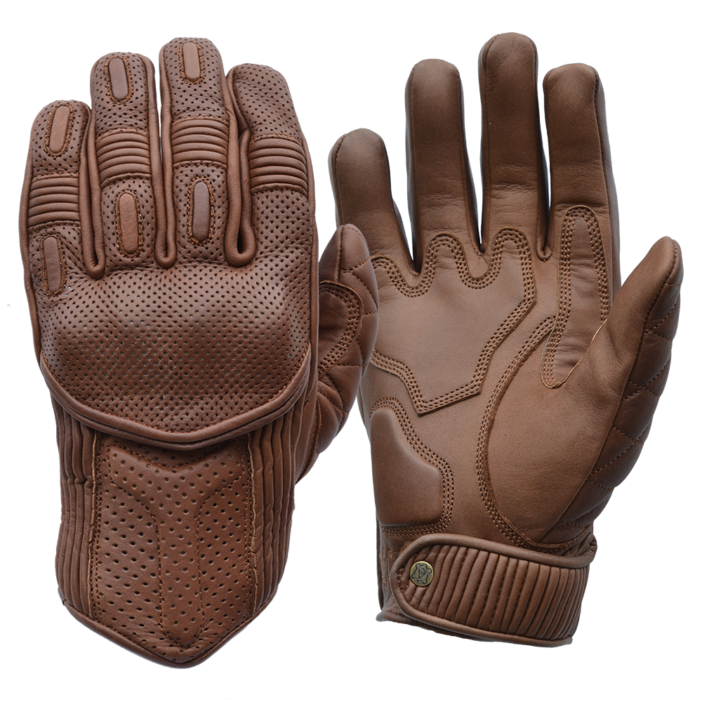 Goldtop Motorcycle Outfitters Silk Lined Predator Motorcycle Gloves- Men's