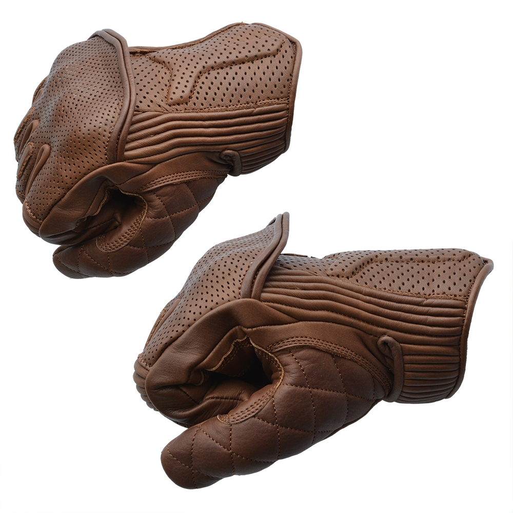 Goldtop Motorcycle Outfitters Silk Lined Predator Motorcycle Gloves- Men's