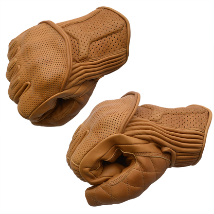 Goldtop Motorcycle Outfitters Silk Lined Predator Motorcycle Gloves- Men's