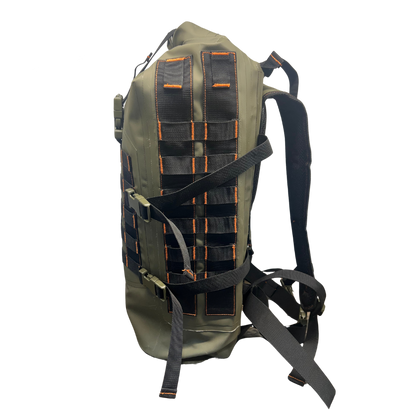 Rolltop Waterproof Tactical Backpack with Molle Straps