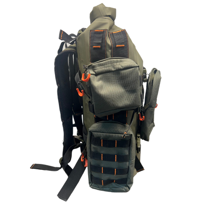 Rolltop Waterproof Bug Out Backpack with Molle Accessory Bags