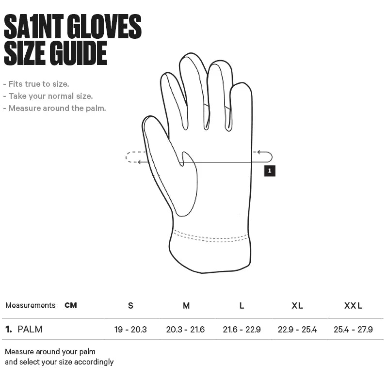 SA1NT Inside Out Motorcycle Gloves Men's