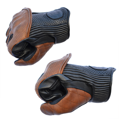 Goldtop Motorcycle Outfitters Silk Lined Predator Motorcycle Gloves- Men's