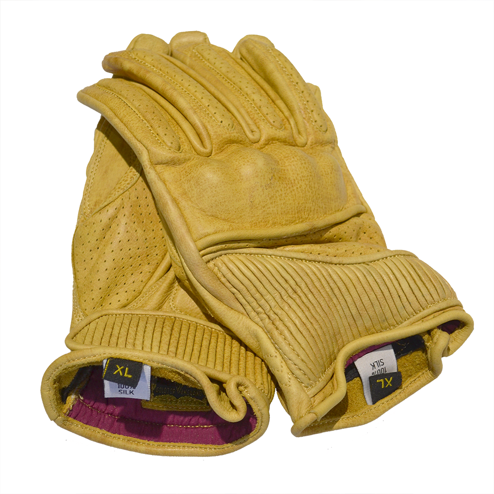 Goldtop Motorcycle Outfitters Silk Lined Viceroy Motorcycle Gloves- Men's