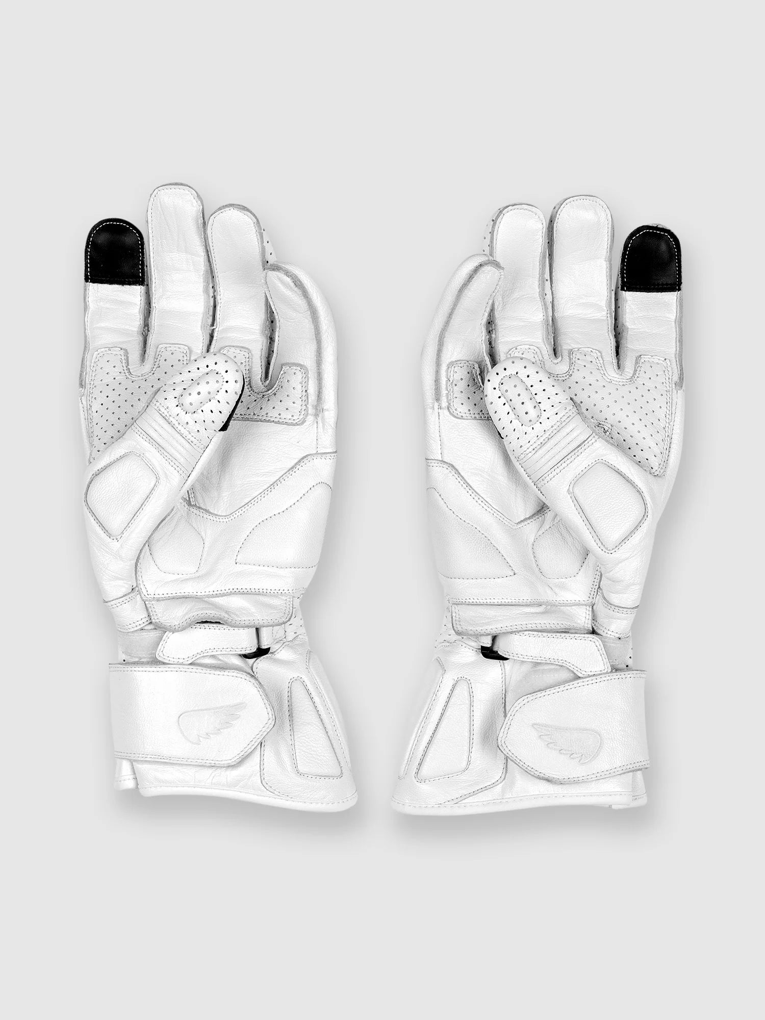 SA1NT Road Glove Motorcycle Gloves Men's- White