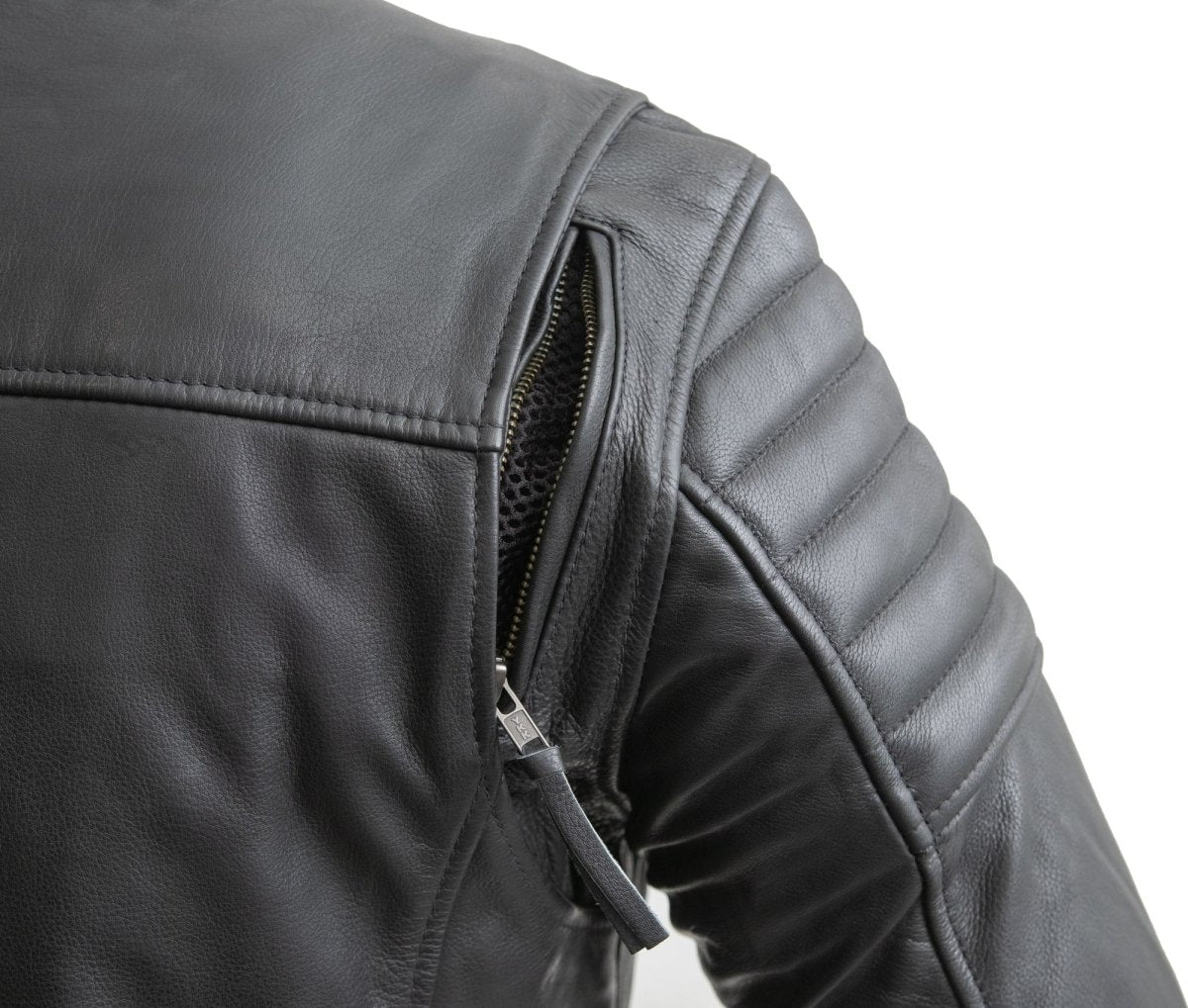 First Manufacturing Company Commuter Men's Motorcycle Leather Jacket