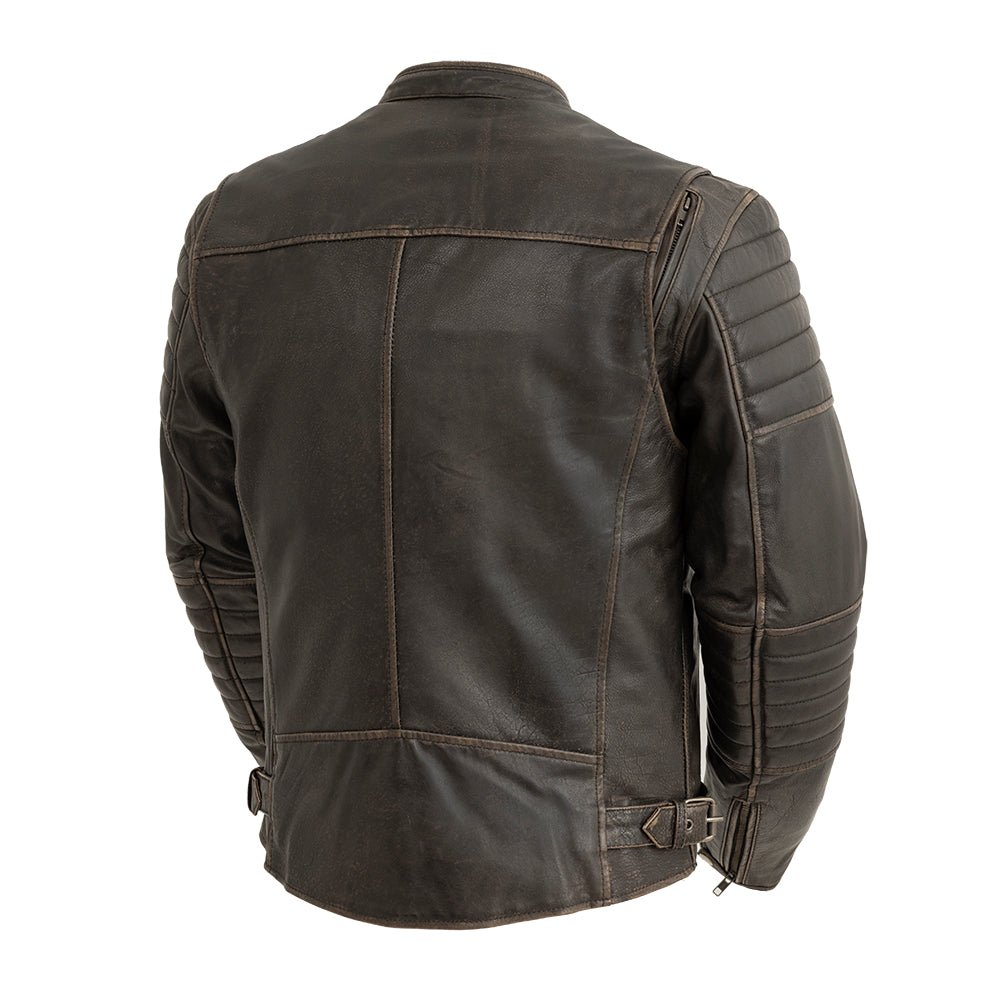 First Manufacturing Company Commuter Men's Motorcycle Leather Jacket