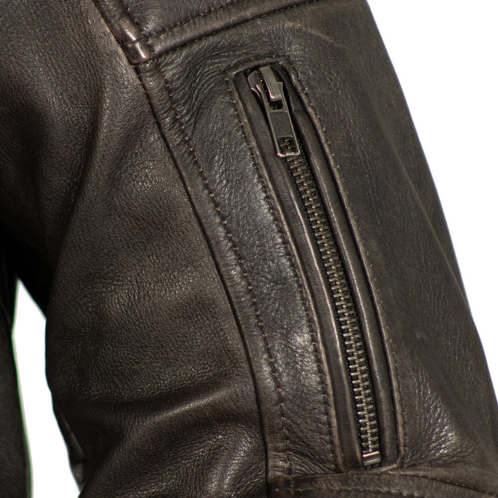 First Manufacturing Company Commuter Men's Motorcycle Leather Jacket