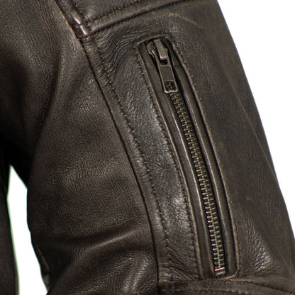 First Manufacturing Company Commuter Men's Motorcycle Leather Jacket