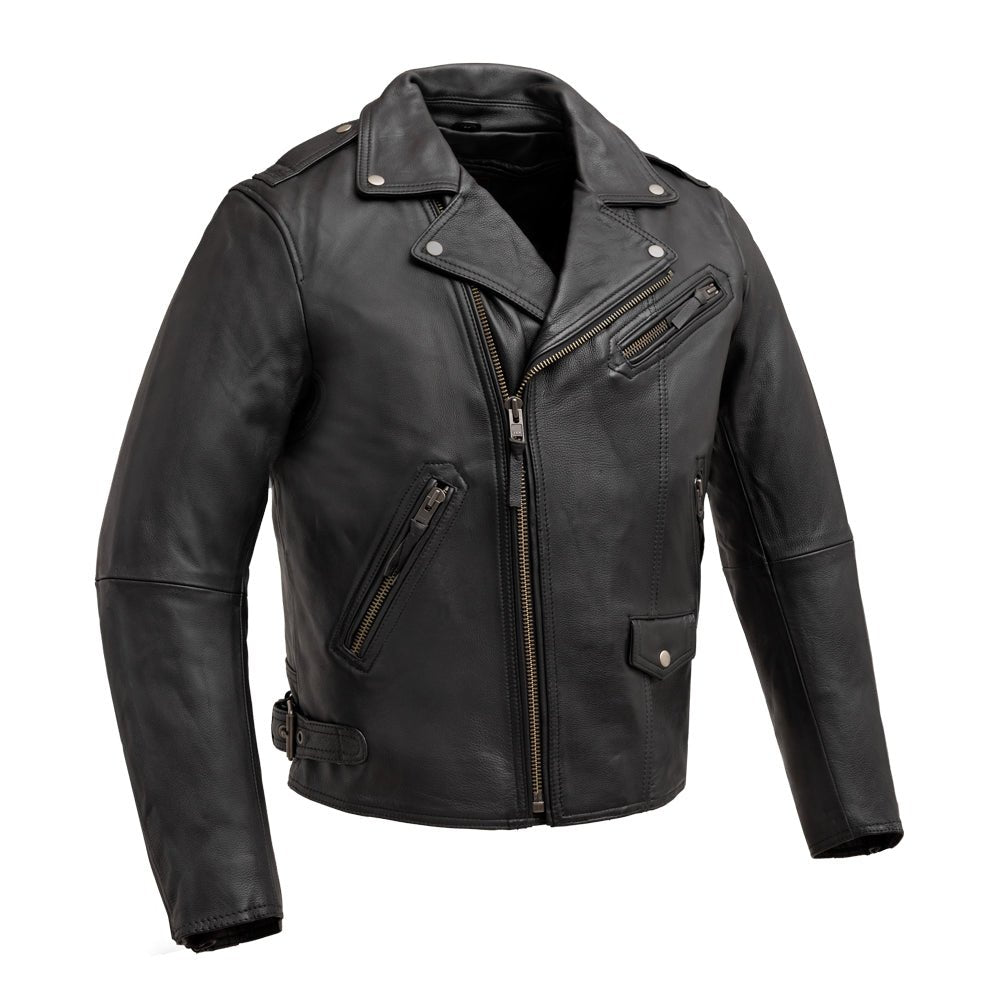 First Manufacturing Company Enforcer Men's Motorcycle Leather Jacket