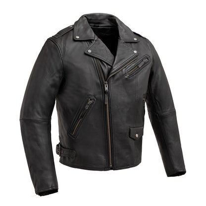 First Manufacturing Company Enforcer Men's Motorcycle Leather Jacket