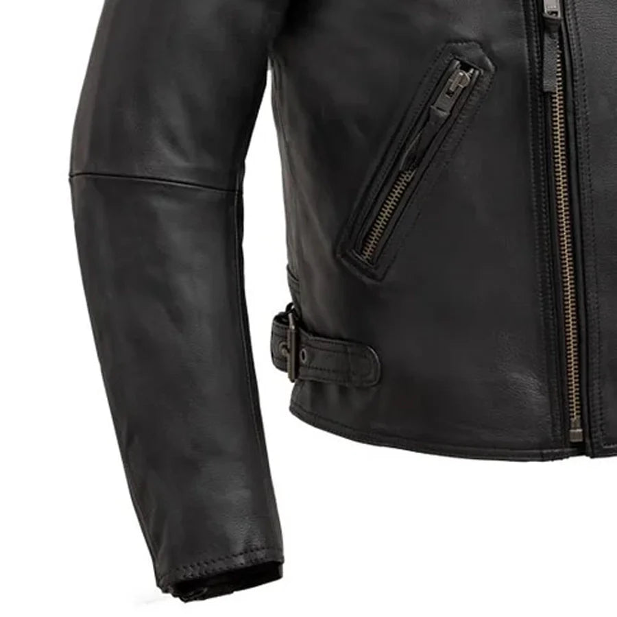 First Manufacturing Company Enforcer Men's Motorcycle Leather Jacket