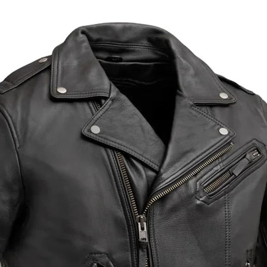 First Manufacturing Company Enforcer Men's Motorcycle Leather Jacket